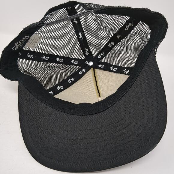 Lrg Clothing Equipment Snapback Trucker Hat Black One Size Adjustable Mesh Back - Picture 7 of 9